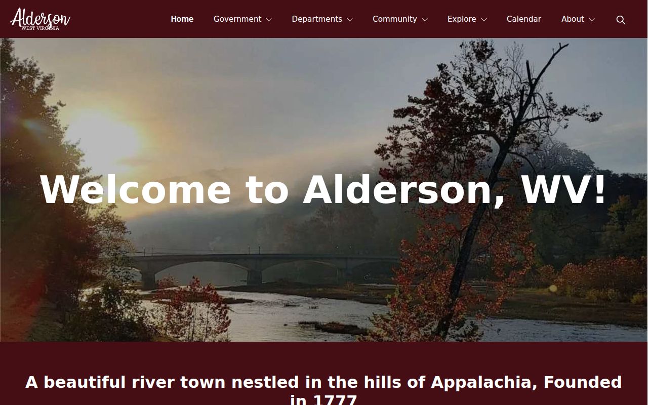 Alderson court docket town office, calendar, and payment navigation